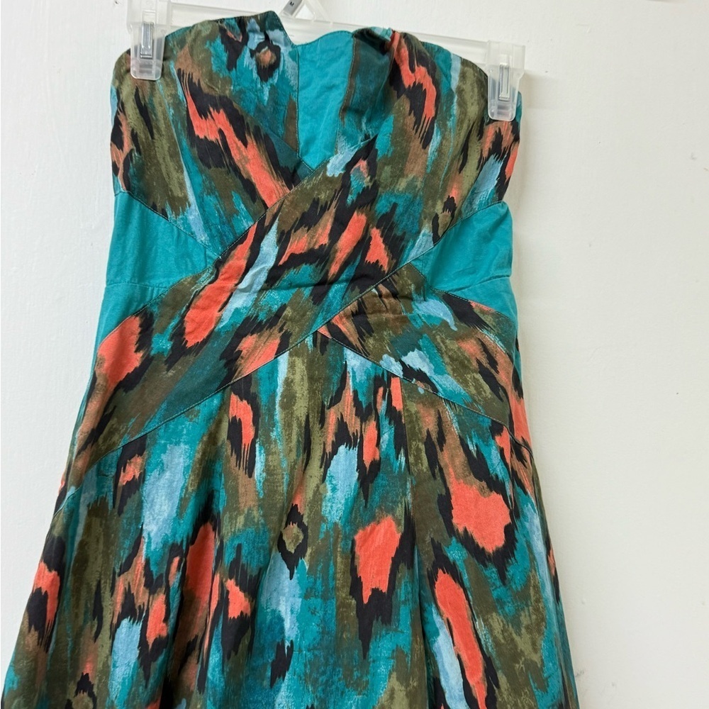Anthropology girls from savoy Elegant Kids Formal Dress in Teal and Coral - Picture 7 of 16